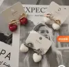 Pearl earrings, circular stars, full zirconium arc, Korean style, simple, fashionable, elegant and versatile style -009 Jialiang Accessories details Picture